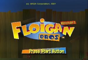 A screenshot of the title page for Floigan Bros