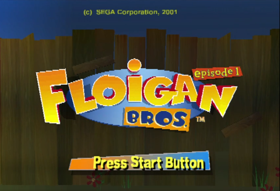 A screenshot of the title page for Floigan Bros